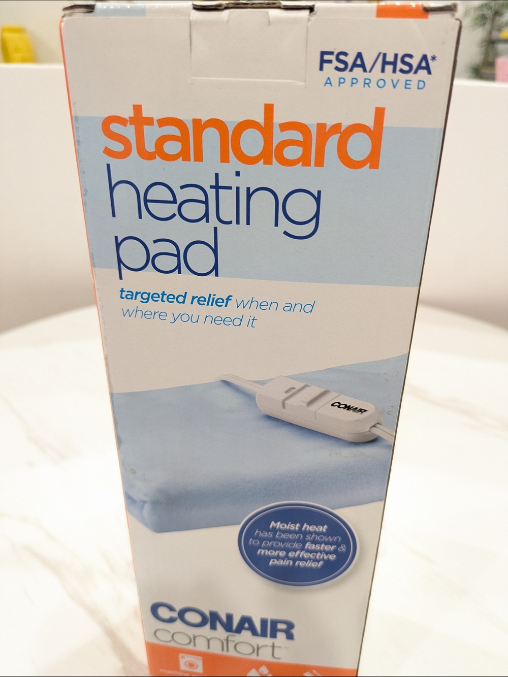 Conair Comfort Standard Heating Pad - Blue